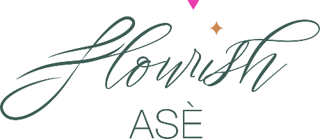 Flourish Ase Company Logo by Alisha (Ngozi) Eisler (Okachi) in Sacramento CA