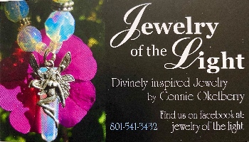 Jewelry of The Light Company Logo by Connie Okelberry in Pocatello ID