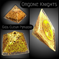 Clear Giza Pyramid - Orgonite Home Protector